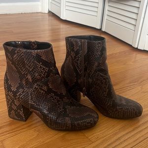 A New Day Brown Snake Boots